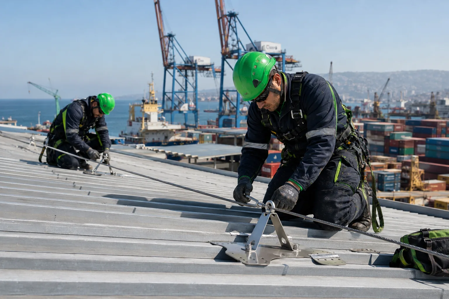 Líneas de vida para sector portuario en Chile